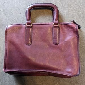 Vintage Coach NYC Slim Satchel #9430 in Burgundy